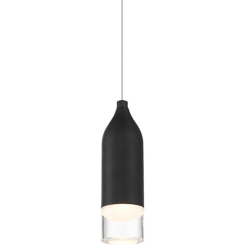 Action LED 2.38 inch Black Mini-Pendant Ceiling Light, dweLED