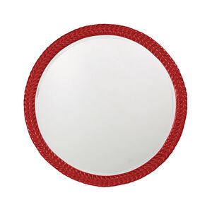 Amelia Glossy Red Wall Mirror