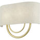 Stratton 2 Light 15 inch Soft Gold ADA ADA Sconce Wall Light