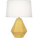 Delta 22.5 inch 150.00 watt Sunset Yellow Table Lamp Portable Light