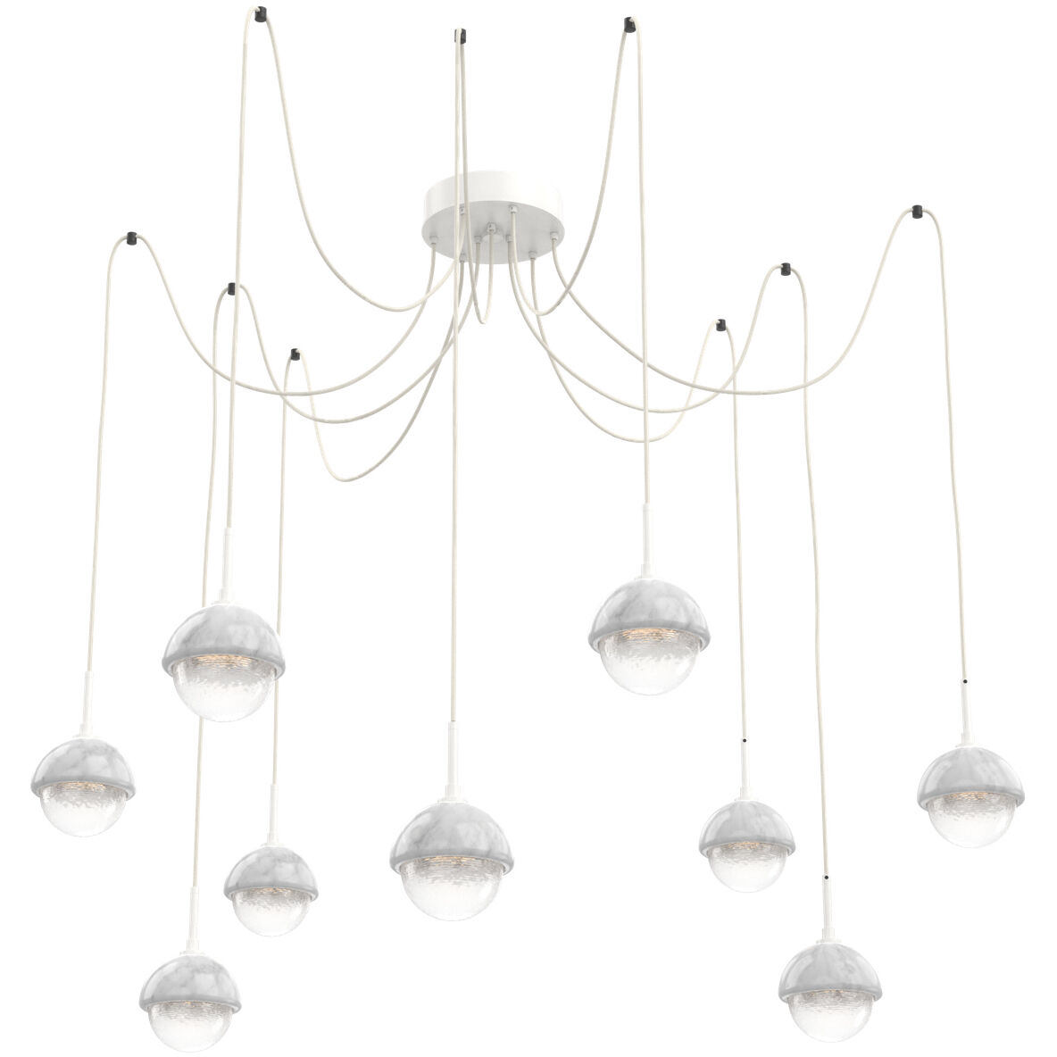 Cabochon 9 Light 14.10 inch Pendant