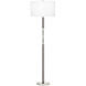 Poppy 61 inch 150.00 watt Polished Nickel Floor Lamp Portable Light in Silver
