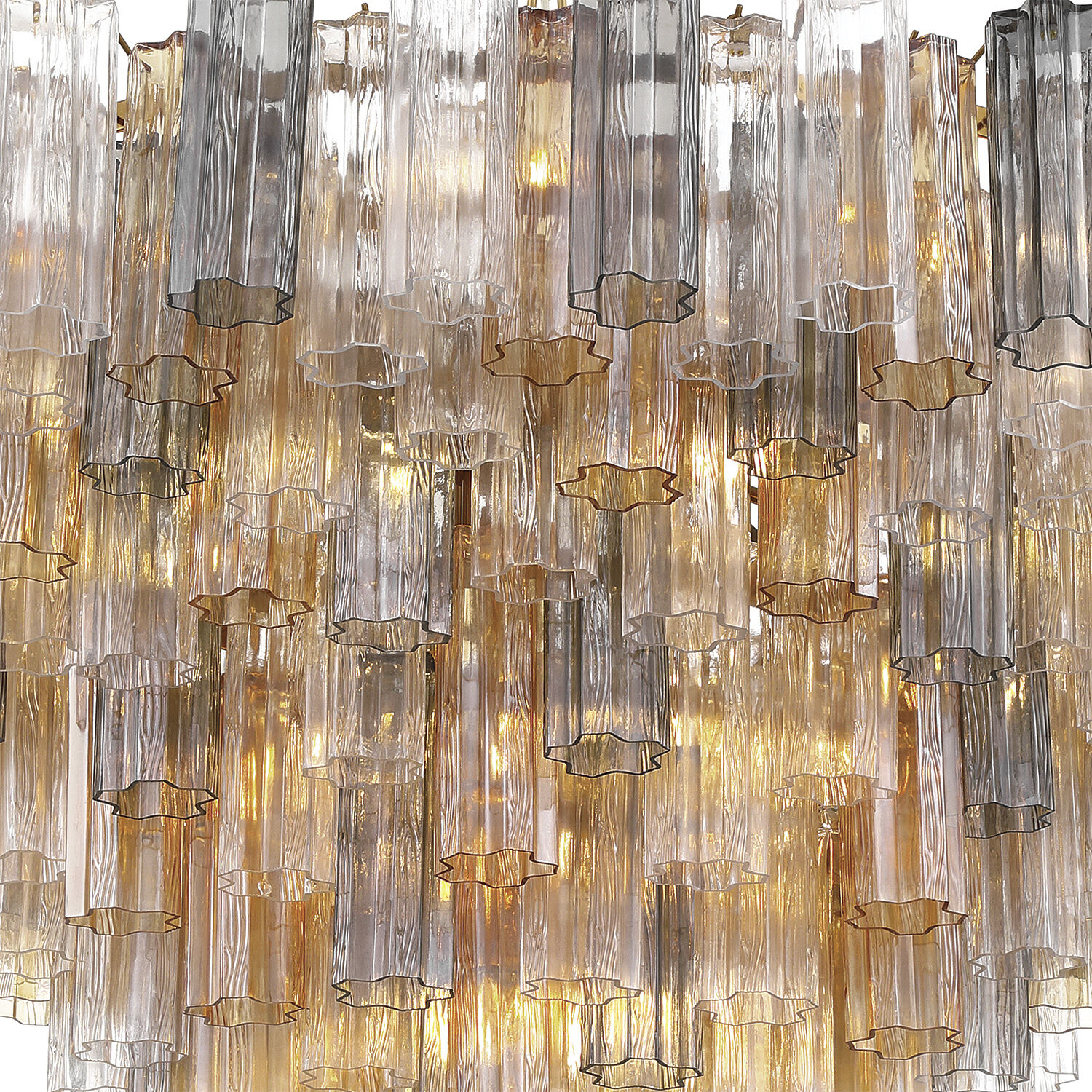 Addis 28 Light 49 inch Aged Brass Chandelier Ceiling Light