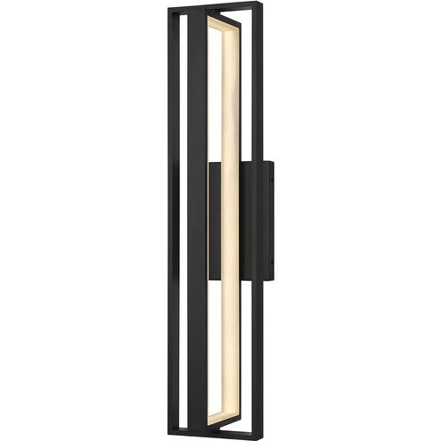 In & Out LED 32.5 inch Sand Black Wall Sconce