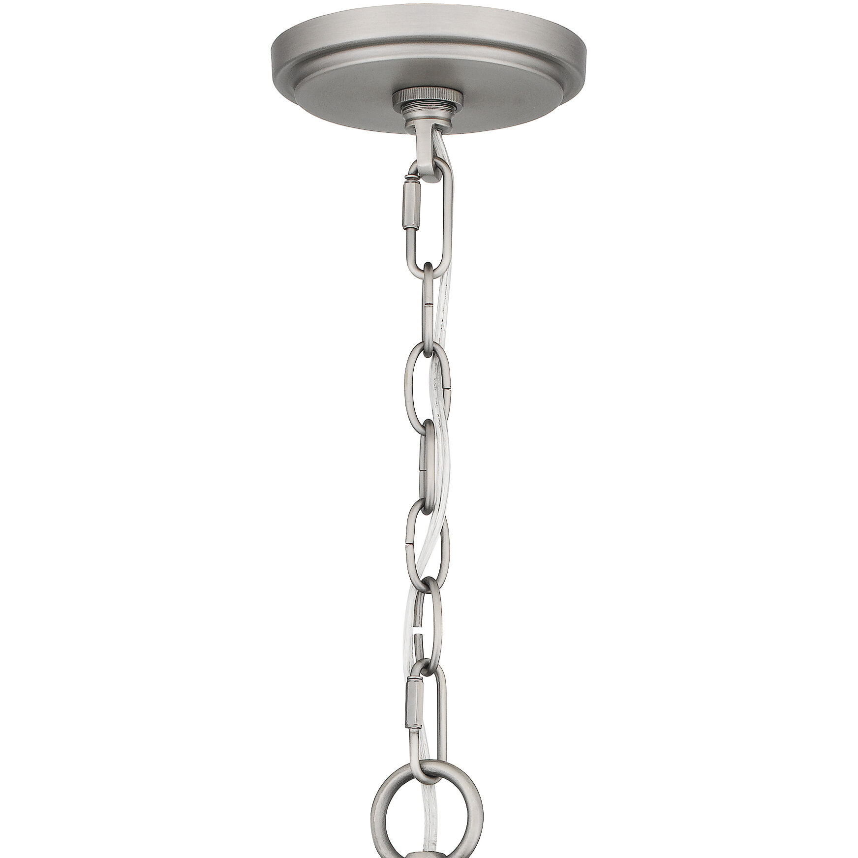 Challis 5 Light 25 inch Antique Nickel Chandelier Ceiling Light