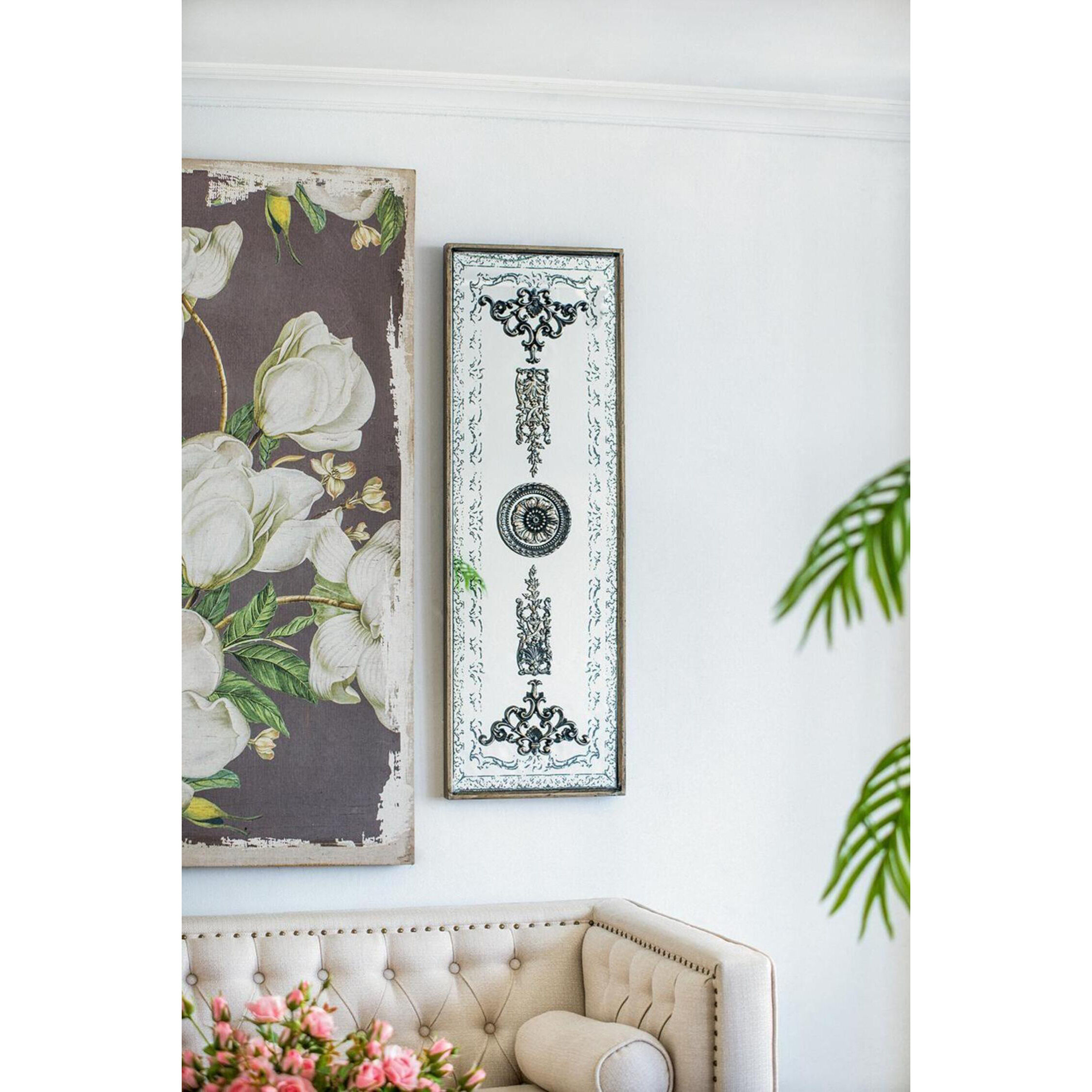 Doorways Bronze and Mirrored Wall Art, Set of 2