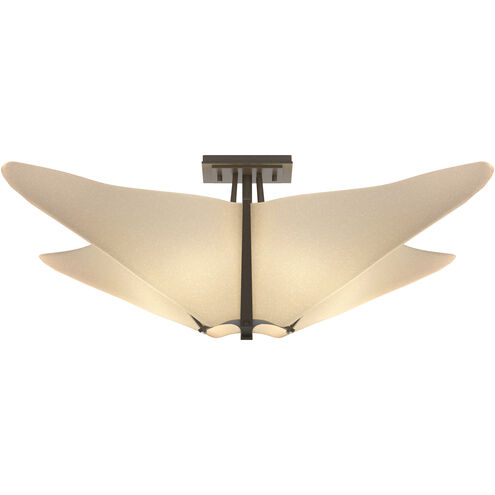 Kirigami 4 Light 22.5 inch Dark Smoke Semi-Flush Ceiling Light