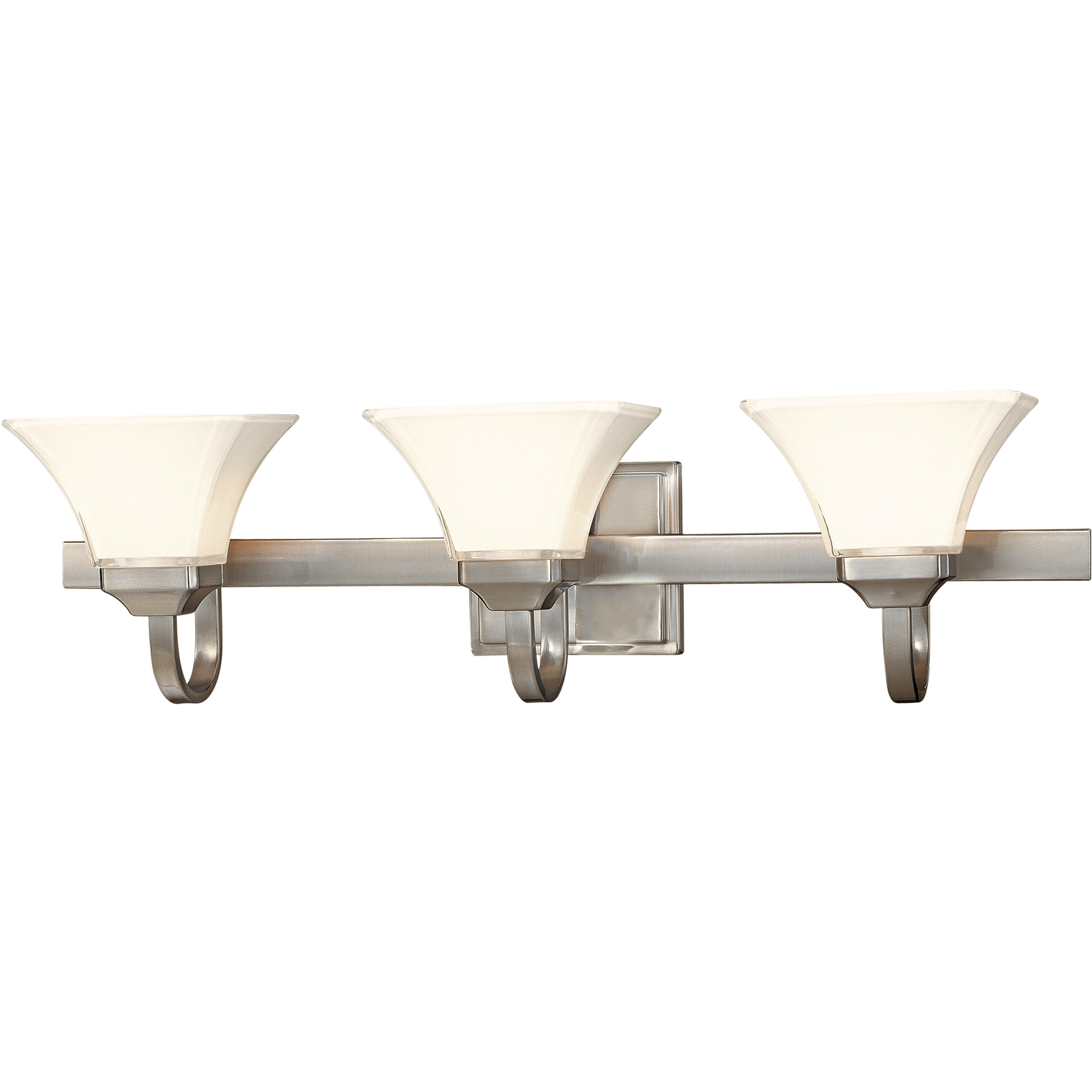 Agilis 3 Light 32 inch Brushed Nickel Bath Light Wall Light