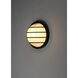 Bulwark 1 Light 10.25 inch Black Outdoor Wall Mount