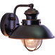 Harwich LED 8 inch Burnished Bronze Outdoor Wall