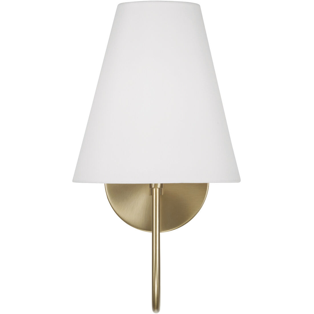 Julia 1 Light 7.5 inch Matte Brass Sconce Wall Light