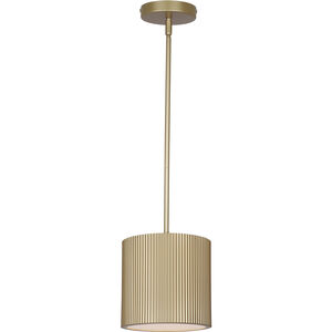 Scarlett 1 Light 8 inch Gold Pendant Ceiling Light