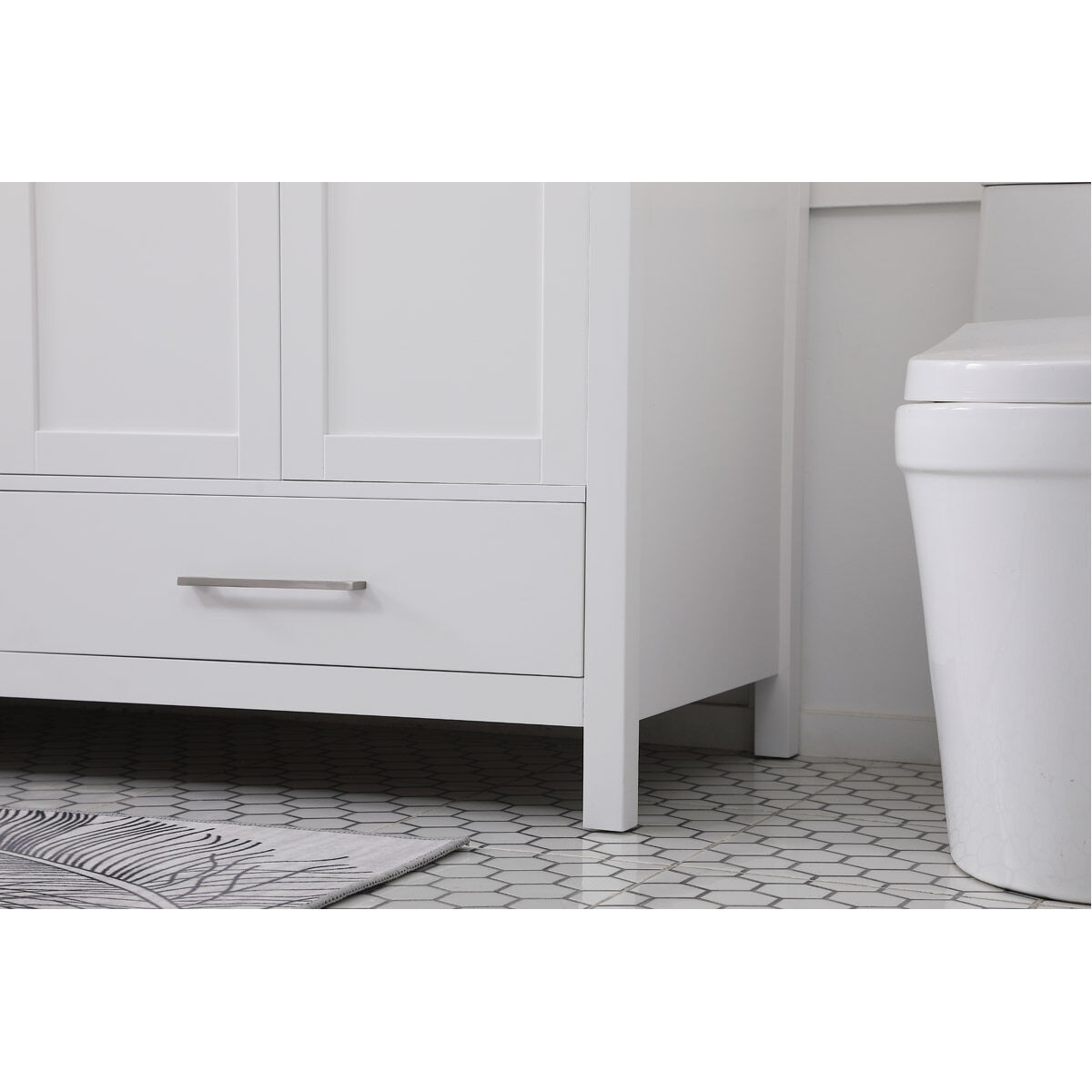 Irene 72 X 22 X 34 inch White Vanity Sink Set