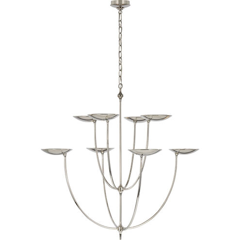 Thomas O'Brien Keria LED 32 inch Polished Nickel Chandelier Ceiling Light, XL