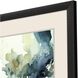Waterside Collection Modern Rubbed Matte Espresso Wood With Honeycomb Embossing Framed Art