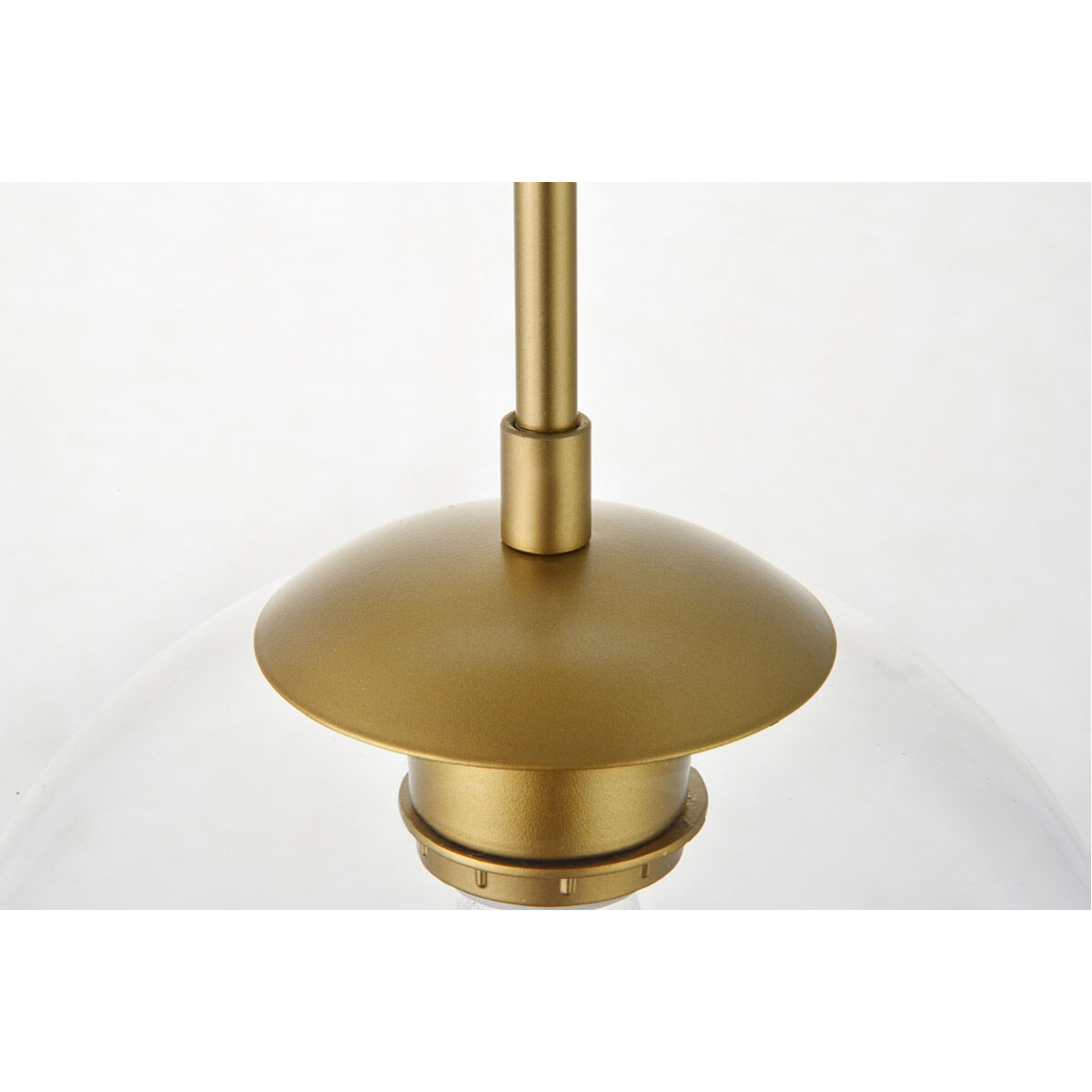 Baxter 1 Light 9.8 inch Brass Pendant Ceiling Light