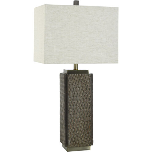 Sorrel 32 inch 100.00 watt Brushed Brown Table Lamp Portable Light
