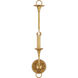 Nottaway 1 Light 4.5 inch Contemporary Gold Leaf Wall Sconce Wall Light