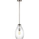 Marino 1 Light 9.25 inch Satin Nickel Pendant Ceiling Light