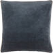 Sully 22 X 22 inch Steel Grey/Ink/Slate Blue/Silver Accent Pillow