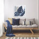 Blue Palms 27 X 27 inch Non-Glass Framed Art, Propac