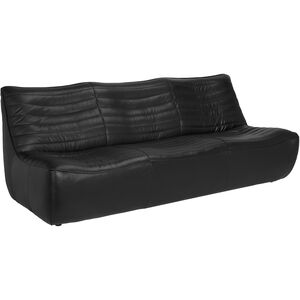McClain Onyx Black Sofa, 3 Seater