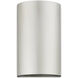 Bond 1 Light 7 inch Brushed Nickel Outdoor / Indoor Small Sconce, Small