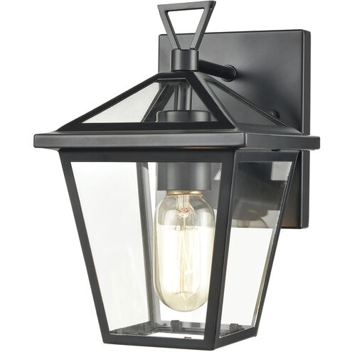 Main Street 1 Light 10 inch Black Outdoor Sconce