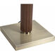 Tambo 63 inch 23 watt Dark Walnut and Weathered Brass Floor Lamp Portable Light
