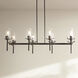 Alton 8 Light 17 inch Black Chandelier Ceiling Light