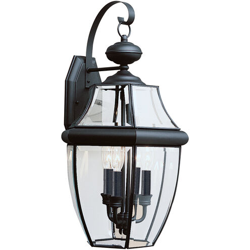Lancaster 3 Light 23 inch Black Outdoor Wall Lantern