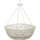 Wychwood 6 Light 32 inch Sugar White Chandelier Ceiling Light
