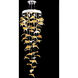 Autumn Leaf 8 Light Silver Entry Chandelier Ceiling Light