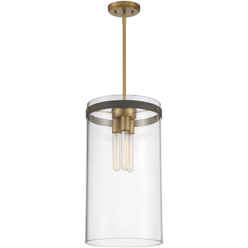 Reflecta 3 Light 12.75 inch Old Satin Brass Pendant Ceiling Light