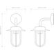 Montparnasse 1 Light 14.17 inch Bronze Exterior Wall Light