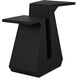 Gaston 30 X 25 inch Matte Black Console/Side Table