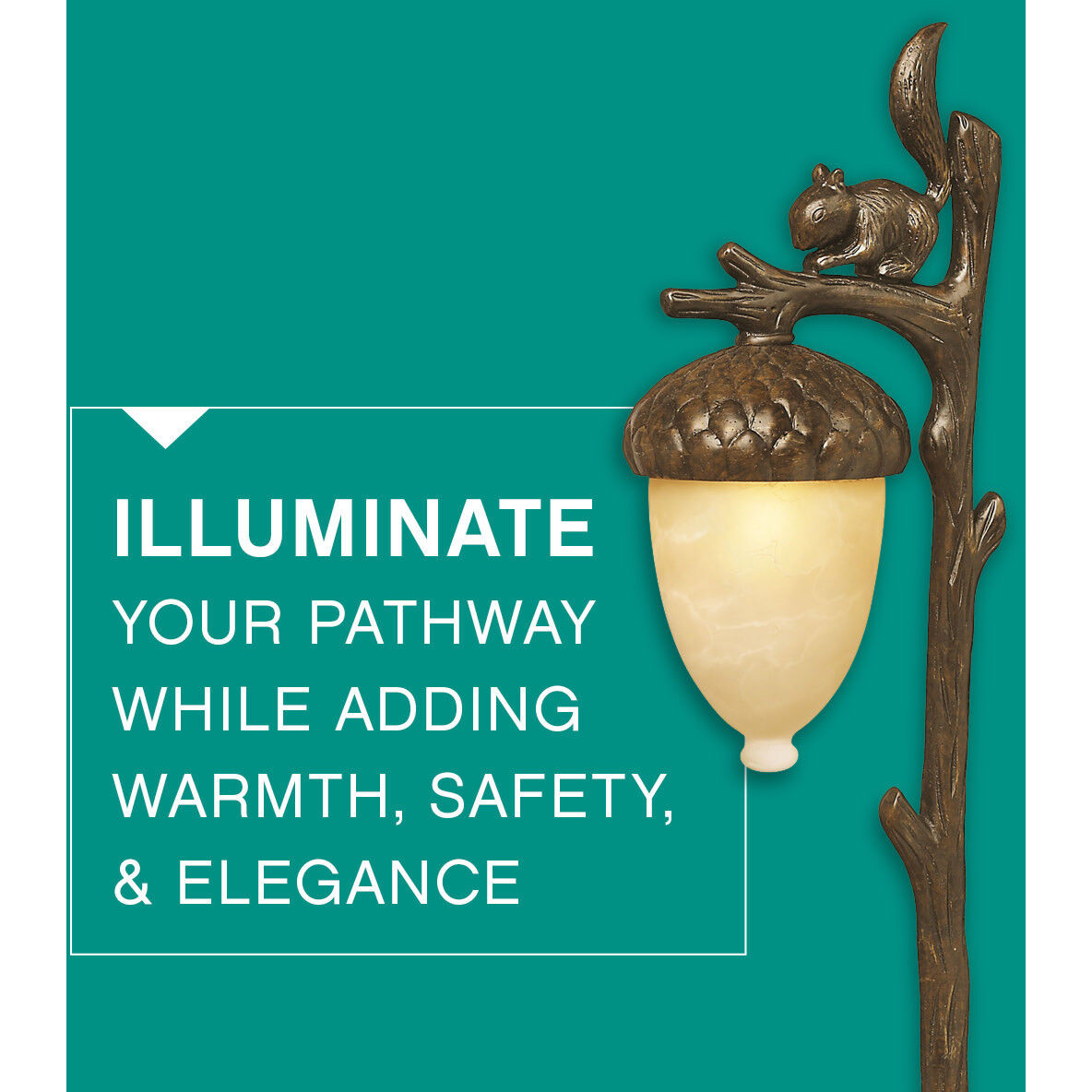 Squirrel 12v 2.50 watt Regency Bronze Landscape Path Light