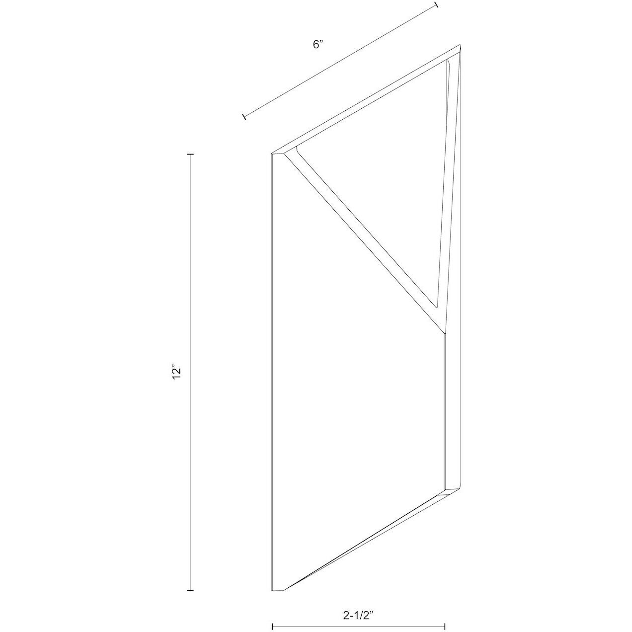 Indio LED 12 inch White Exterior Wall Sconce
