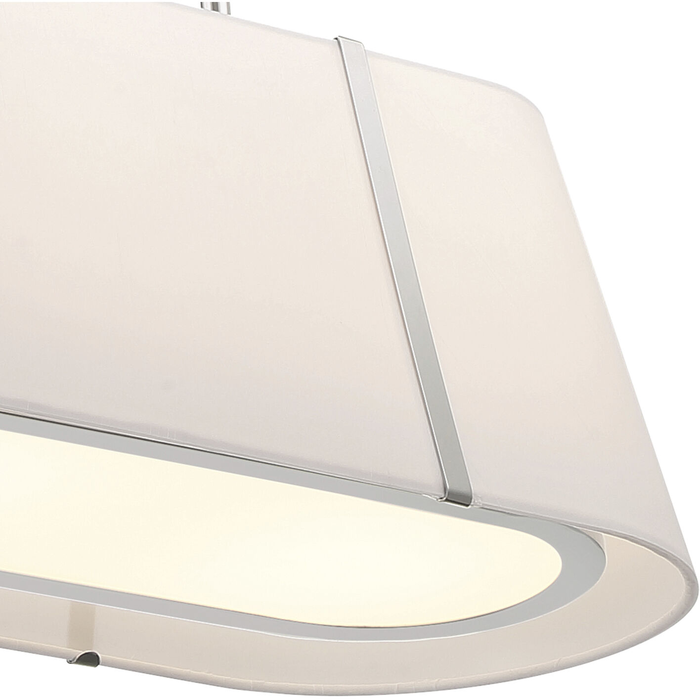 Fulton 4 Light 41.75 inch Polished Nickel Linear Ceiling Light