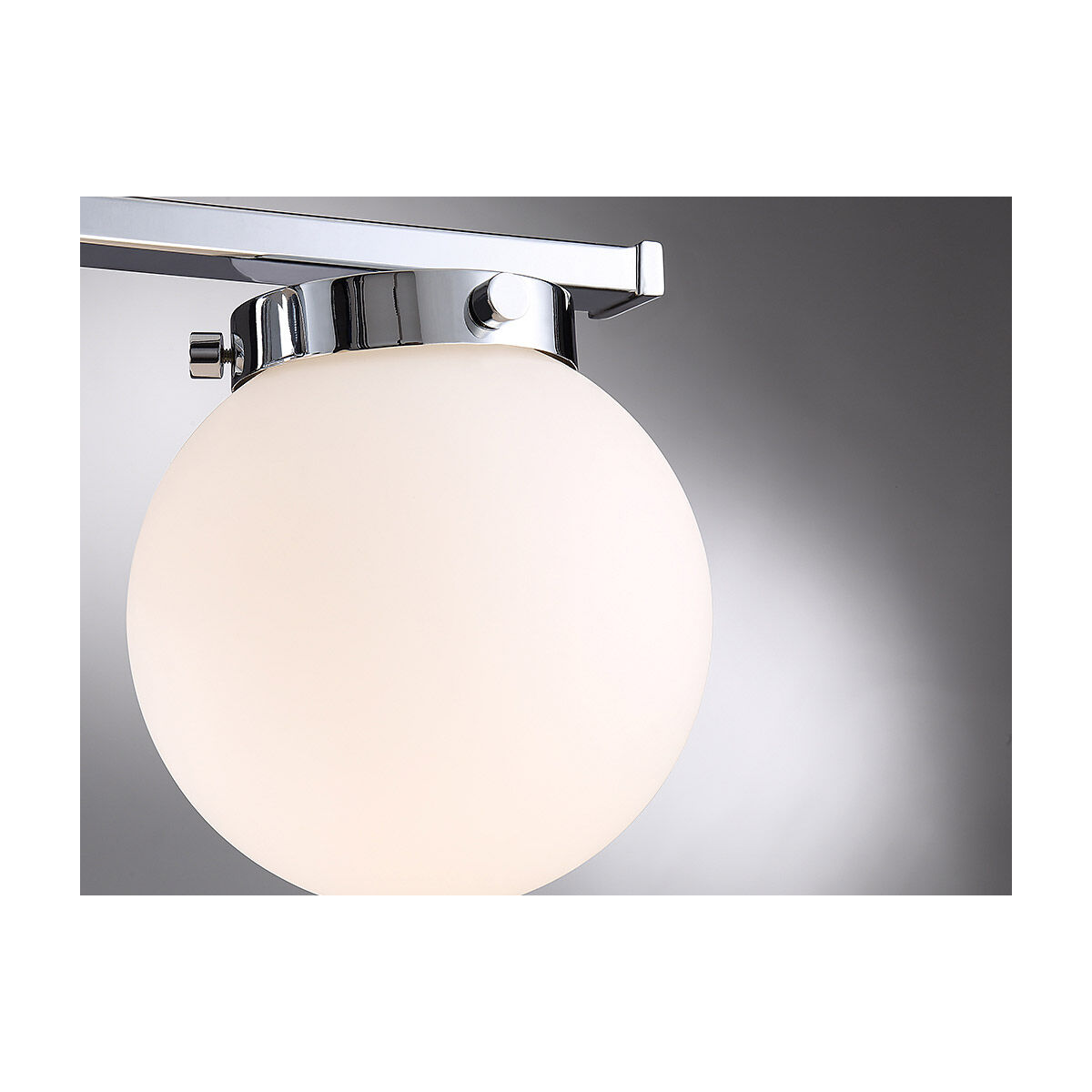 Mid-Century Modern 3 Light 24 inch Chrome Bathroom Vanity Light Wall Light