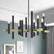 Helsinki 12 Light 44 inch Bronze with Antique Brass Accents Foyer Chandelier Ceiling Light