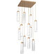 Ledgestone 12 Light Chandelier