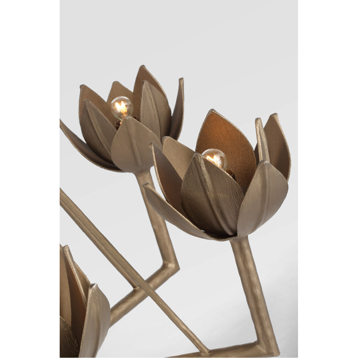 Julie Neill Alberto 6 Light 30 inch Antique Bronze Leaf Single Tier Chandelier Ceiling Light, Small