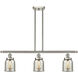 Small Bell LED 36 inch Satin Nickel Island Light Ceiling Light, Ballston