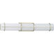 Grid LED LED 30 inch Silver Ridge Linear Bath Vanity Wall Light, Progress LED