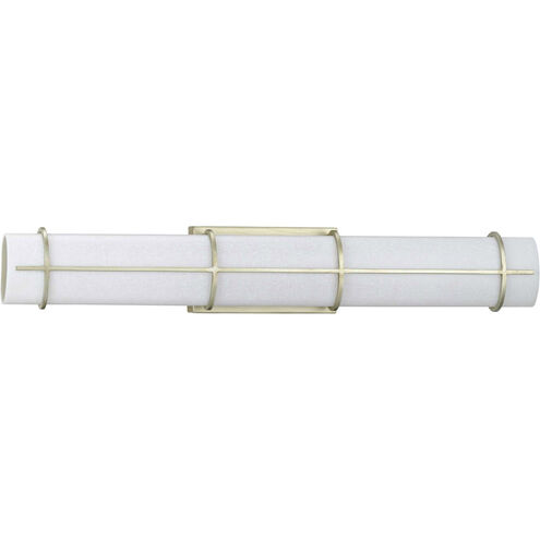 Grid LED LED 30 inch Silver Ridge Linear Bath Vanity Wall Light, Progress LED
