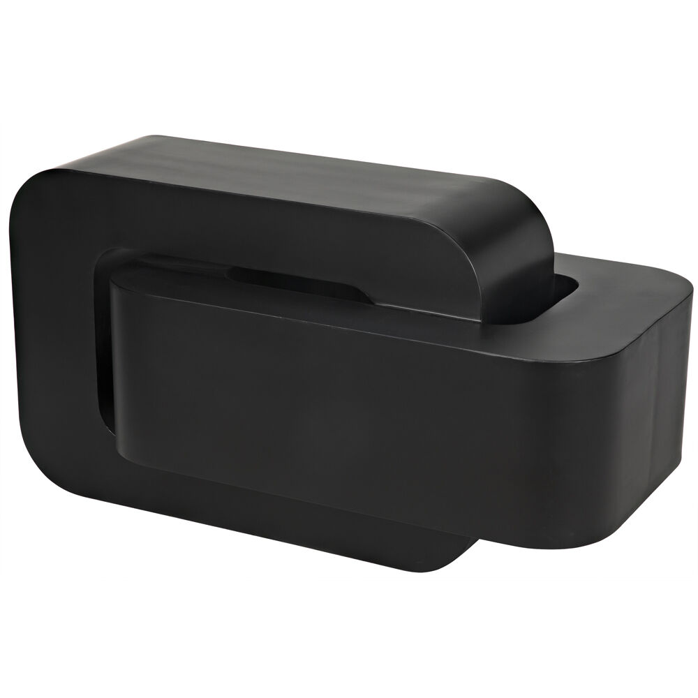 Nodum 45 X 24.5 inch Matte Black Accent Table