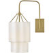 Gwen Sconce Wall Light in Lacquered Brass