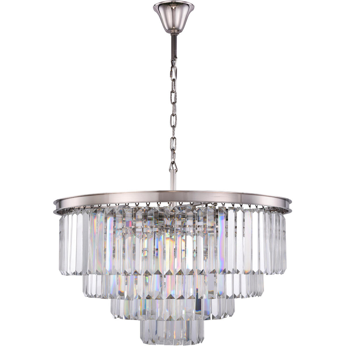 Sydney 17 Light 32 inch Polished Nickel Chandelier Ceiling Light, Urban Classic
