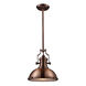 Pittsburgh 1 Light 13 inch Antique Copper Pendant Ceiling Light